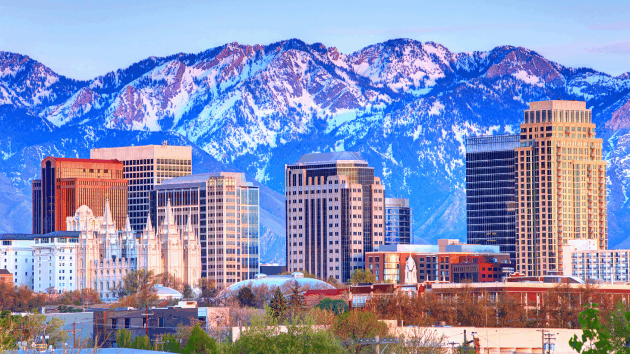 Salt Lake City in Utah
