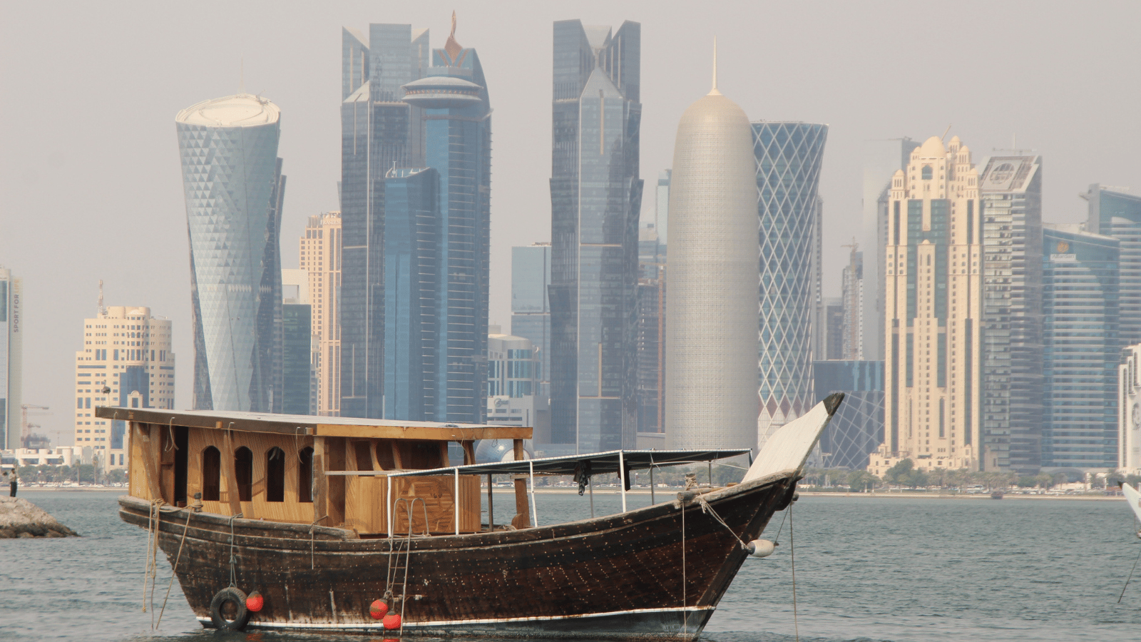Boating in the waters of Qatar