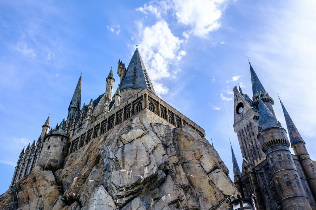 View of Hogwarts at the Wizarding World of Harry Potter - Orlando's Universal Island of Adventure