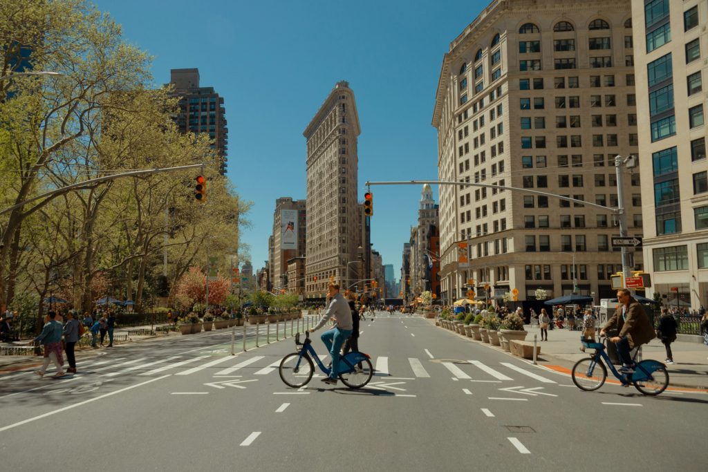 Flatiron Building New York City, historic icon during New York City break