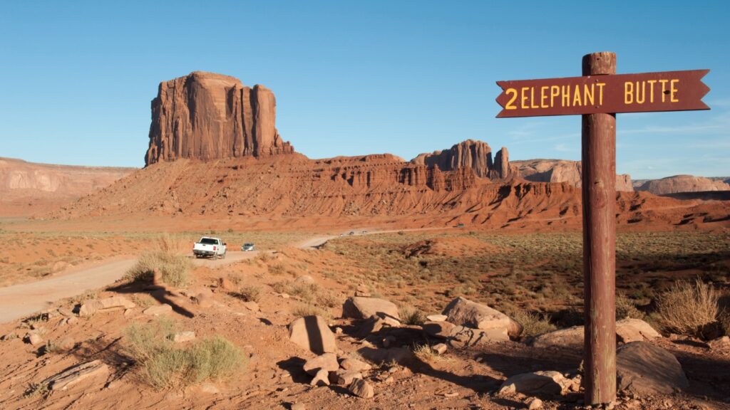 Monument Valley sign