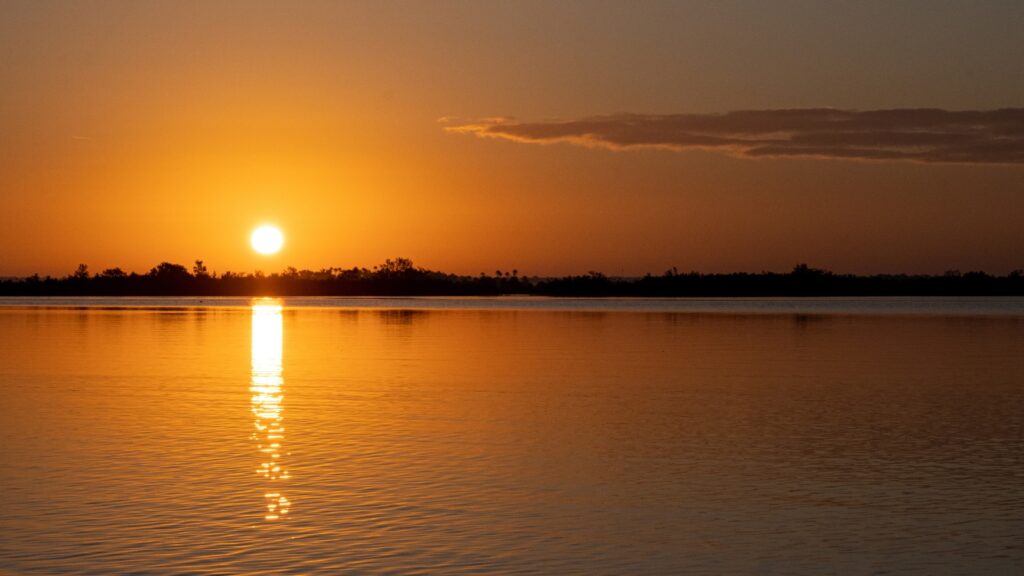 Crystal River sunset