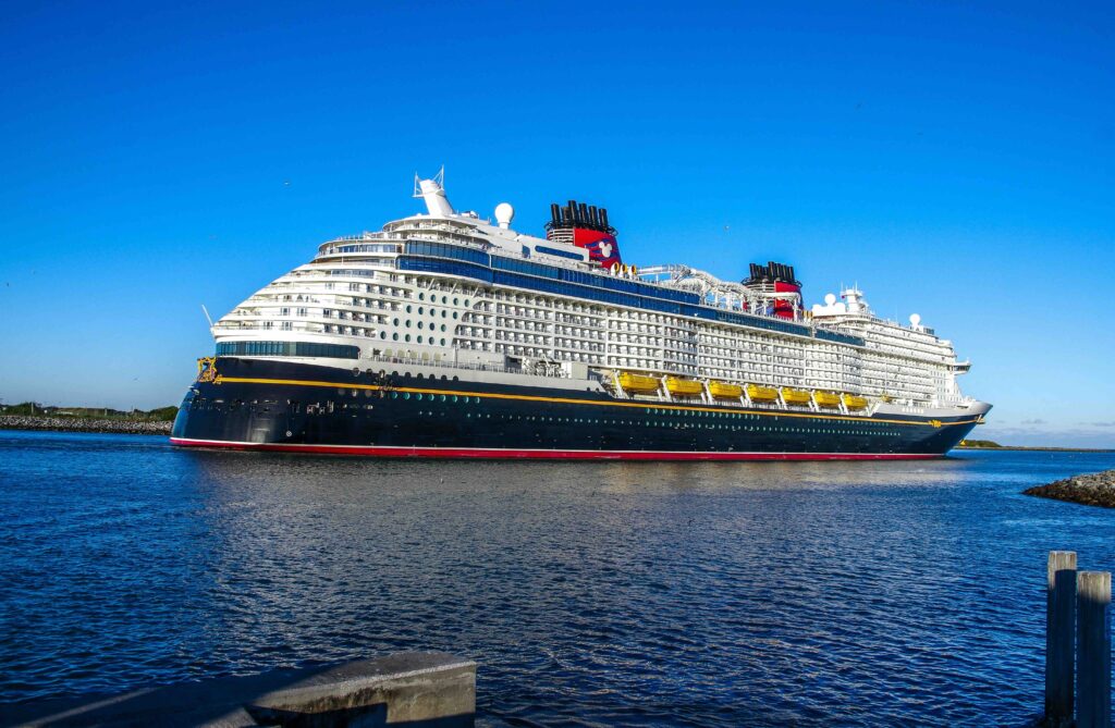 Disney Cruise Line at sea