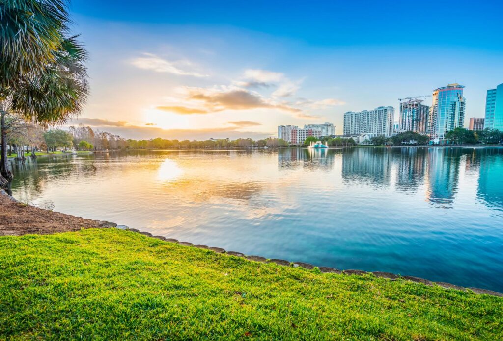 Florida Orlando views during a vacation to Orlando with theme park and hotels