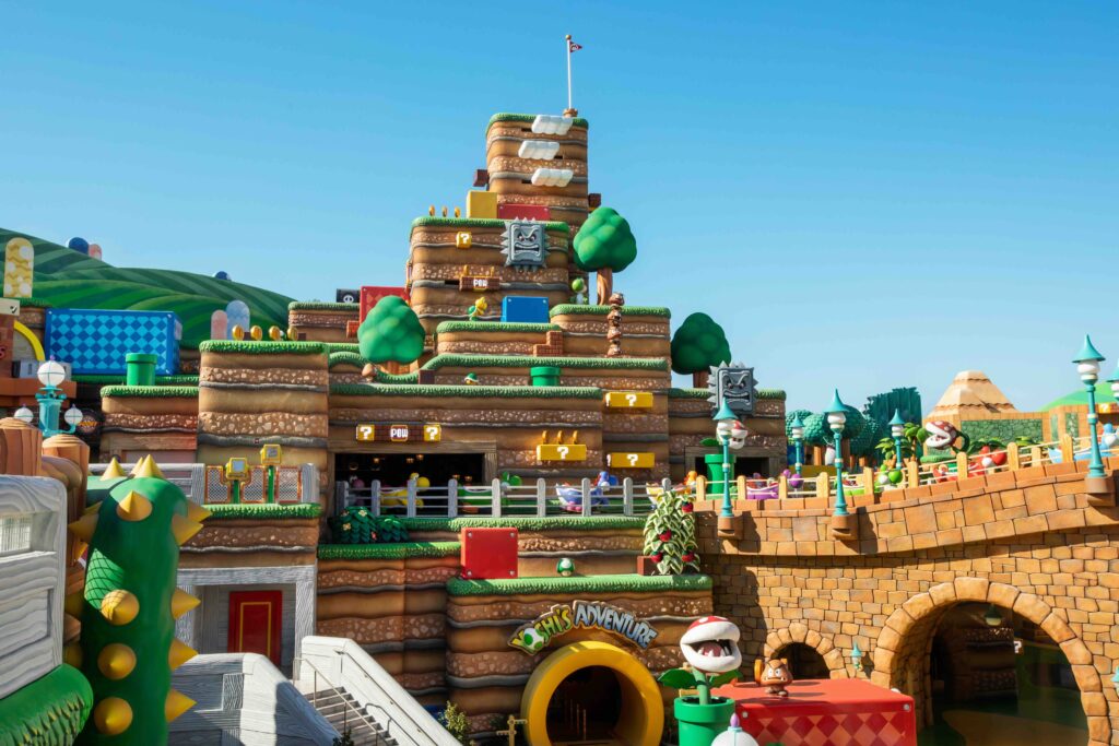 Super Nintendo World at Epic Universe, part of Universal Orlando Resort in Florida