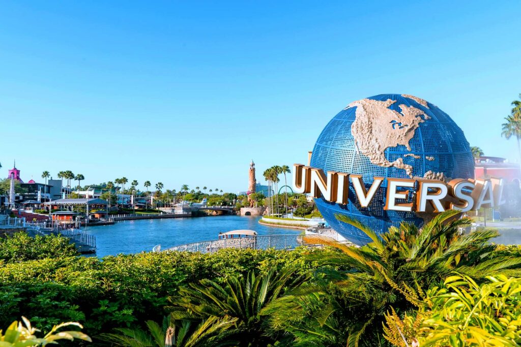 Globe at the entrance to Universal Studios Florida, Universal Orlando Resort