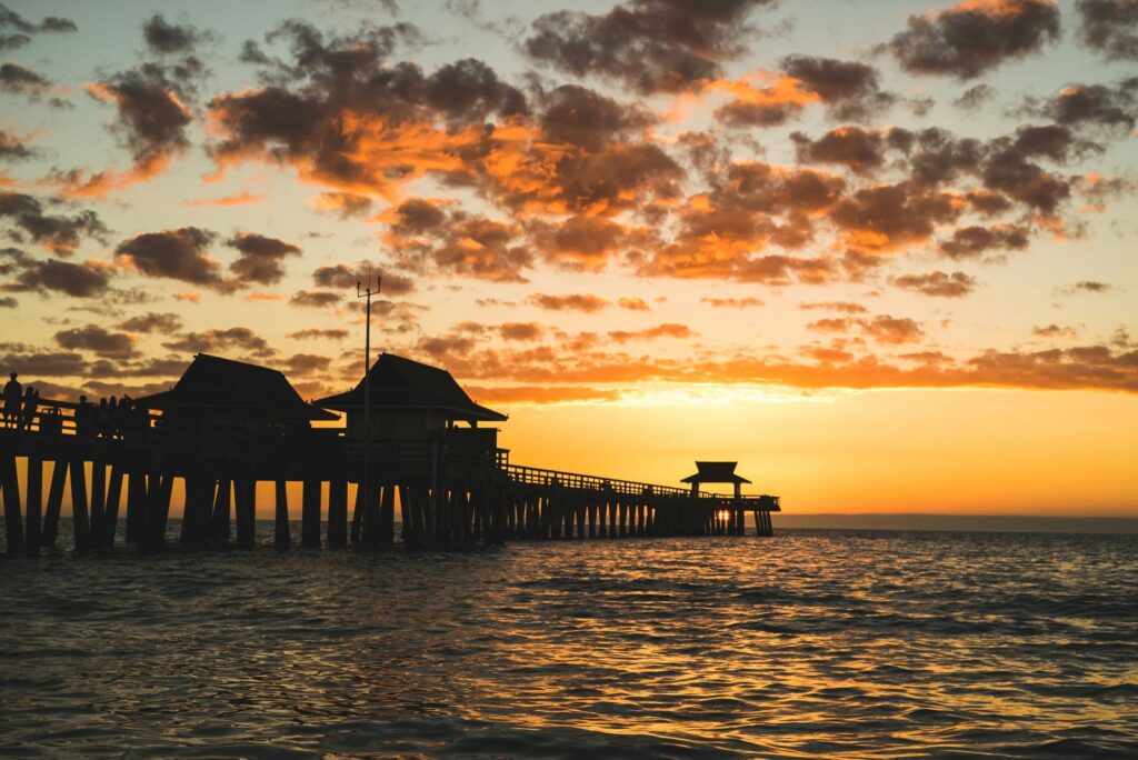 Naples pier in Florida