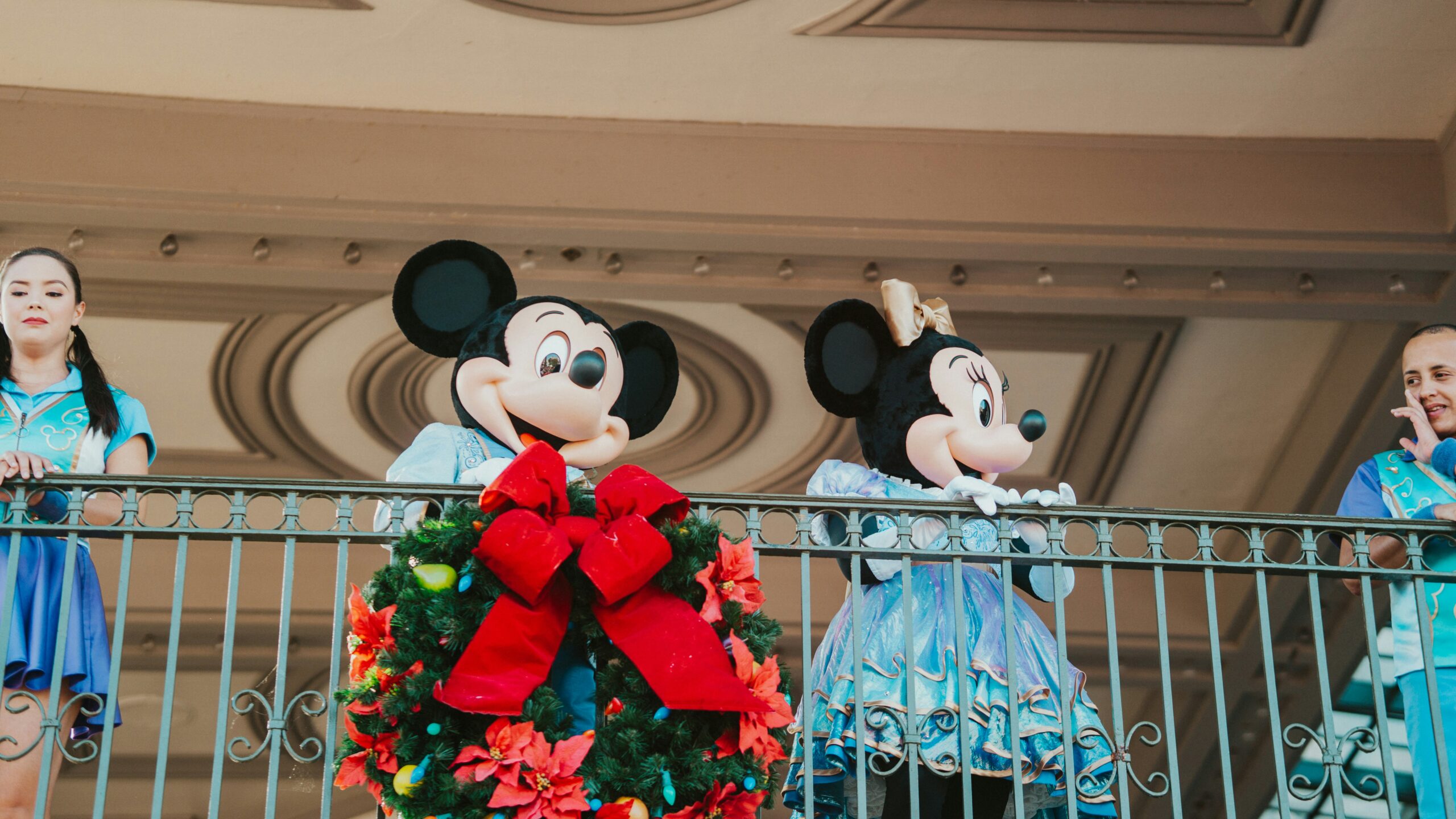 Mickey Minnie Magic Kingdom Christmas