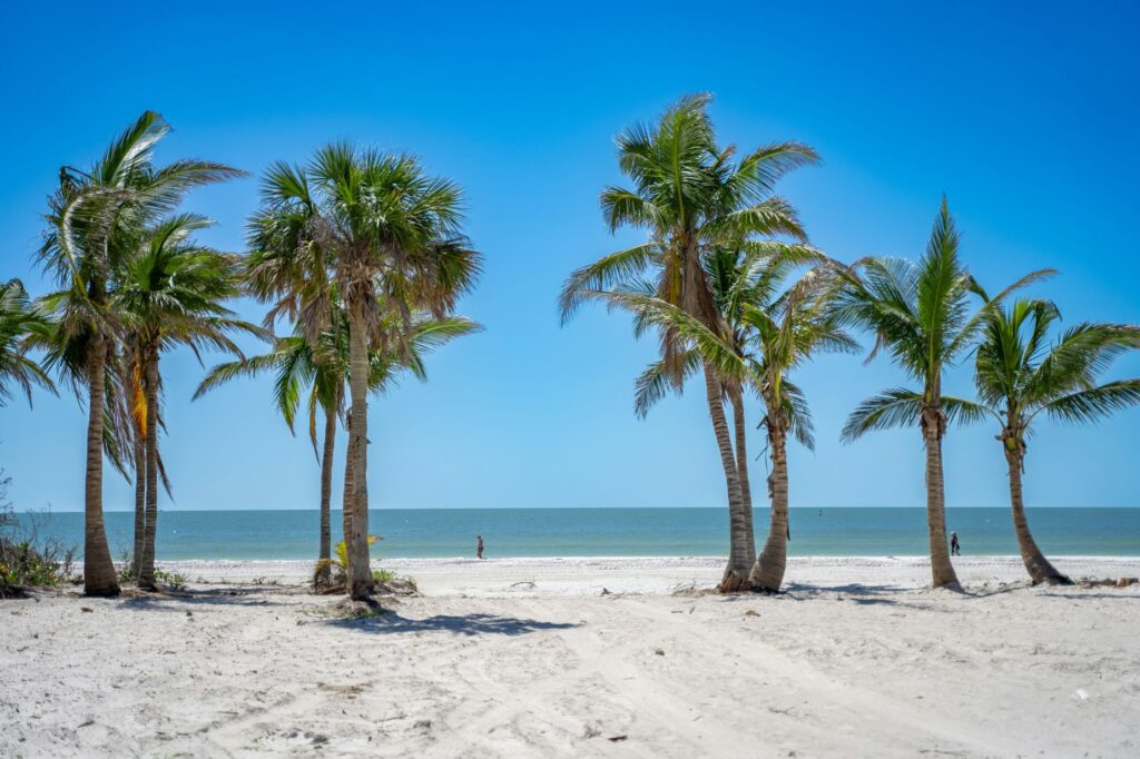 Beach in Naples Florida during a vacation to the United States