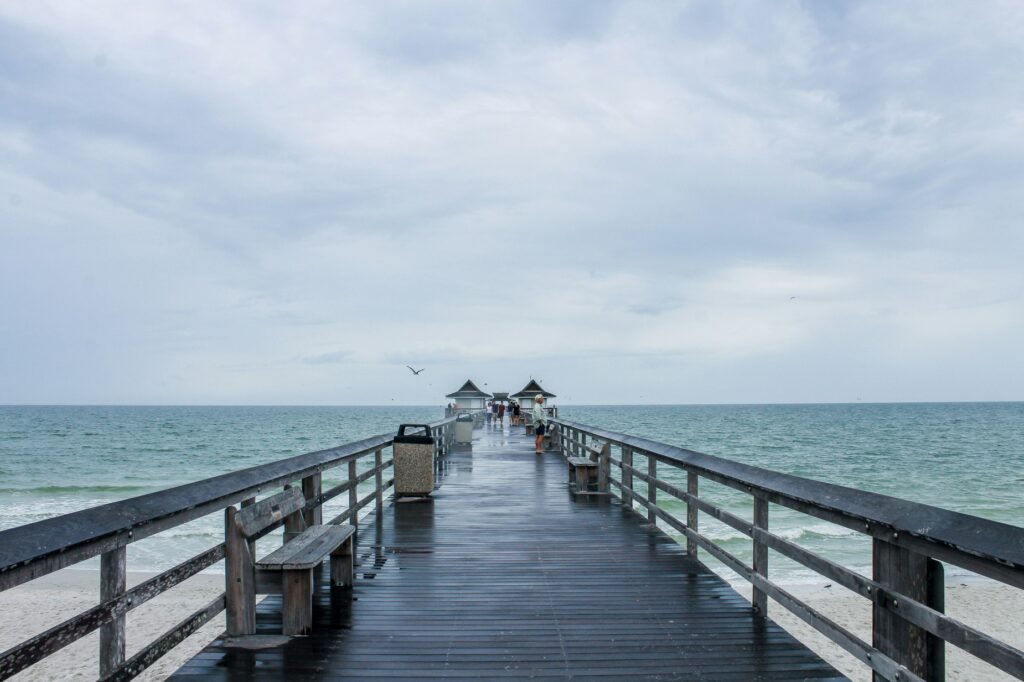Naples pier in Florida