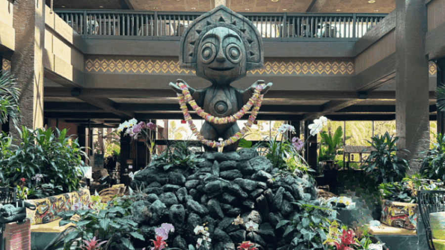 Disney's Polynesian Resort lobby entrance