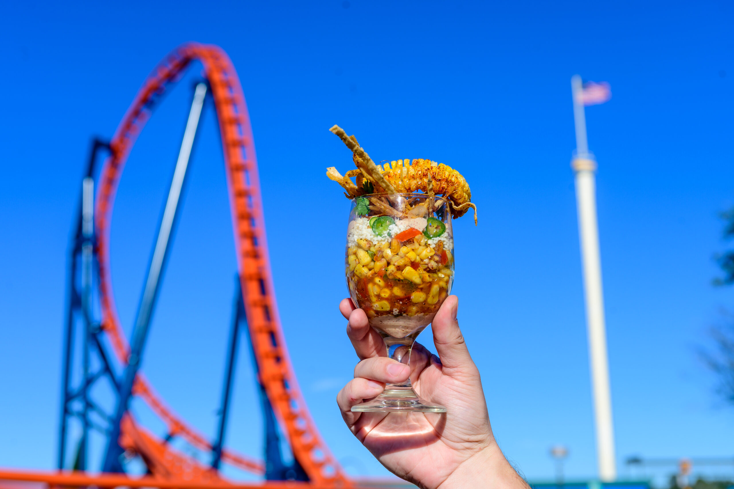 SeaWorld snacks event in theme park