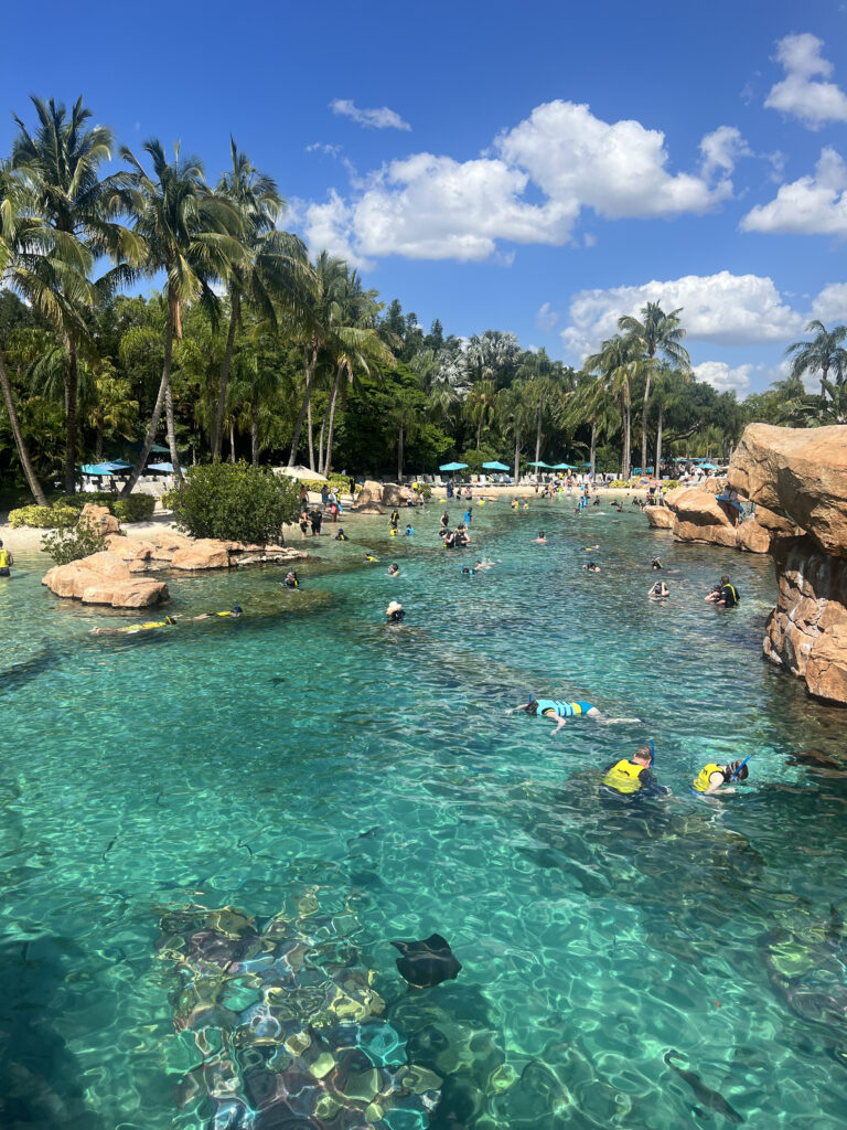 snorkelen in Discovery Cove Orlando