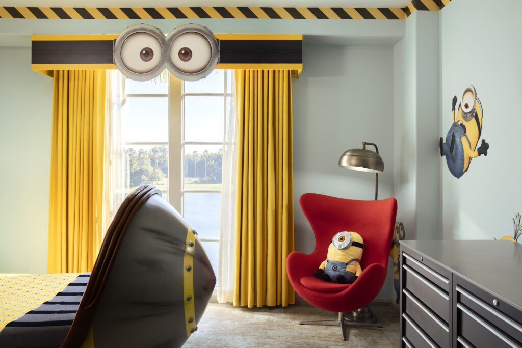 Universal Orlando Portofino Bay Kids Suite Minions theme