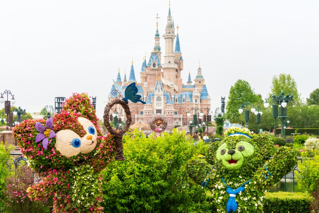 Castle at Shanghai Disneyland during a vacation to Disney in Asia