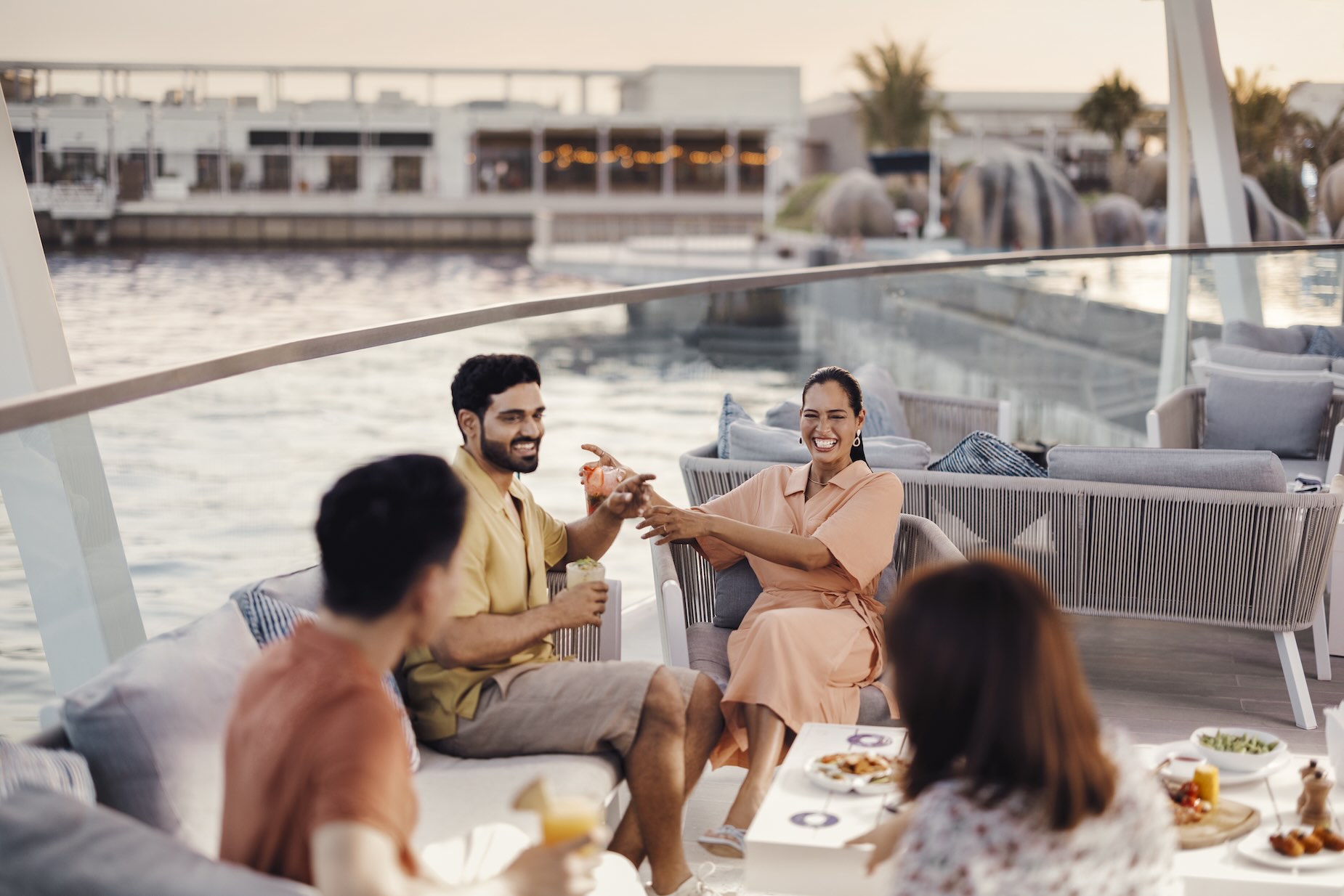 Waterfront dining at Yas Bay Abu Dhabi