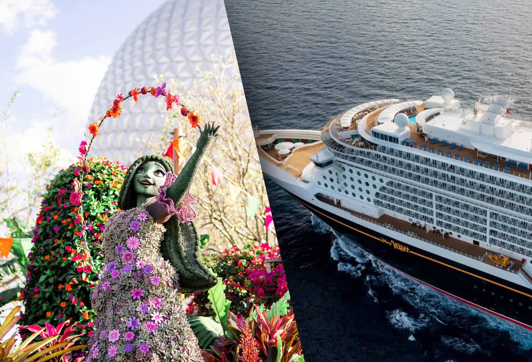 Walt Disney World Orlando - Disney Wish Cruise Line Isabella Epcot