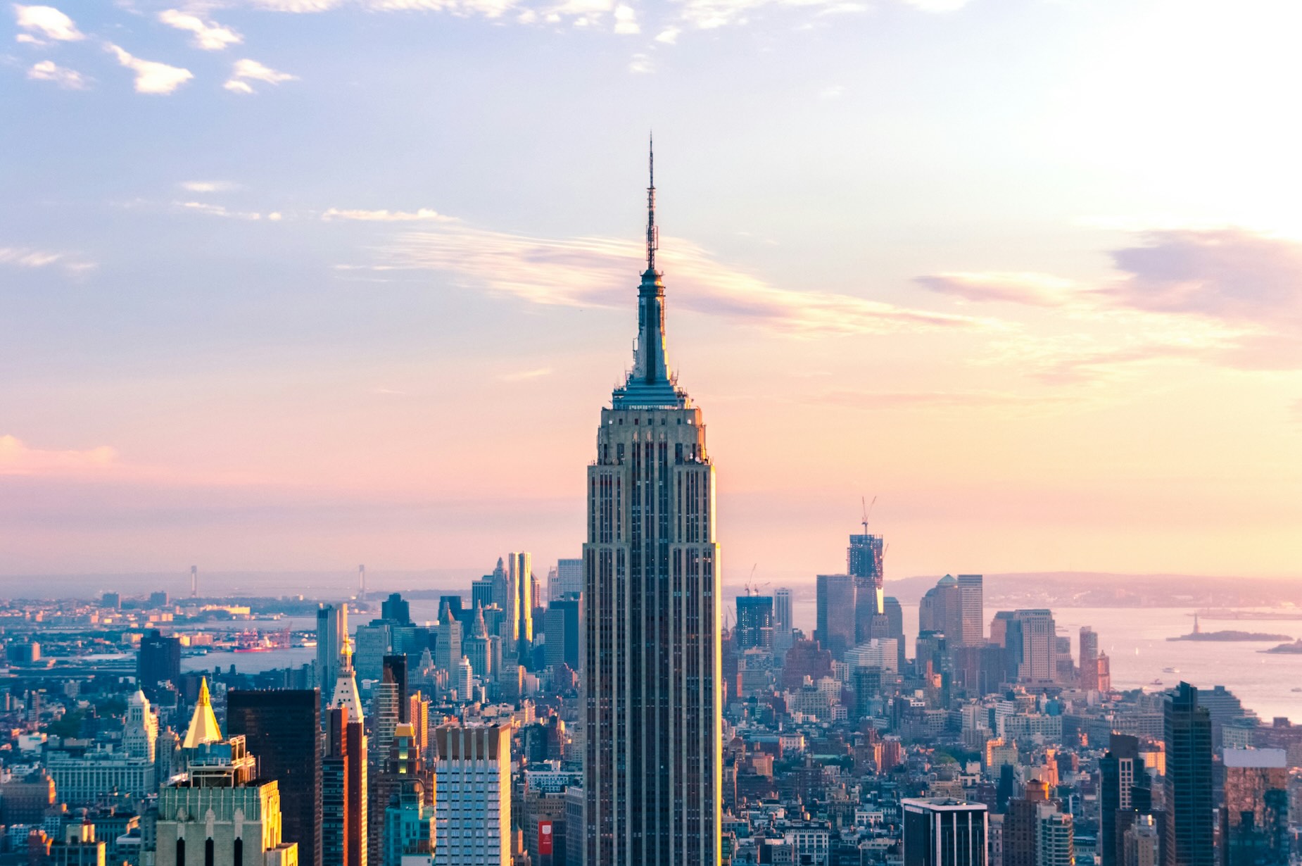Empire State Building New York - NYC United States Sunset skyline
