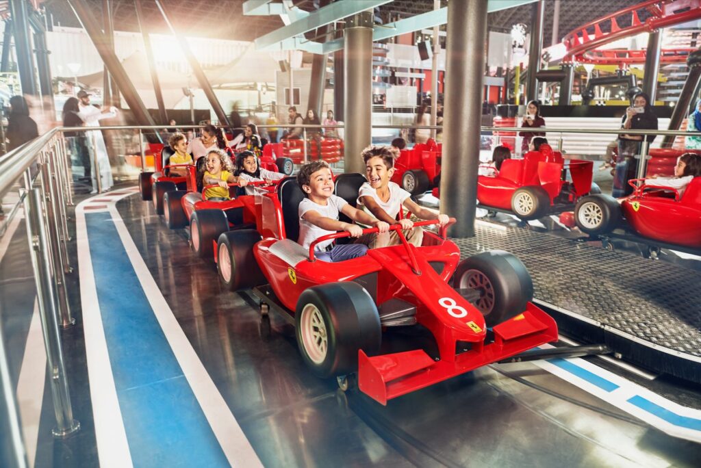 Ferrari World Abu Dhabi children's attraction