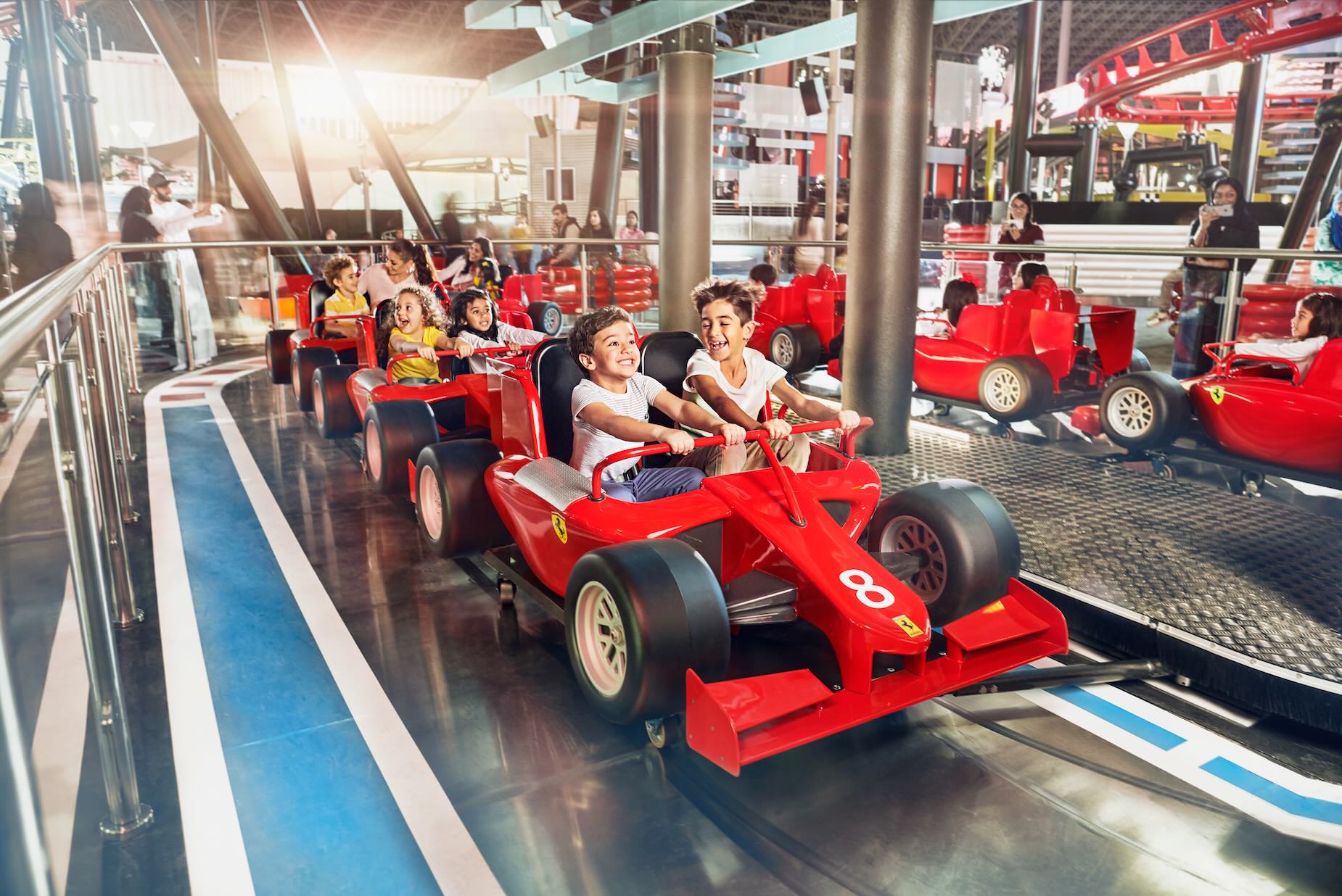 Ferrari World Abu Dhabi children's attraction