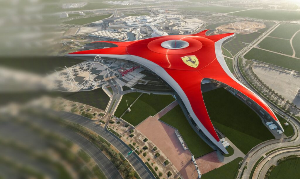 United Arab Emirates Ferrari World Abu Dhabi - top view