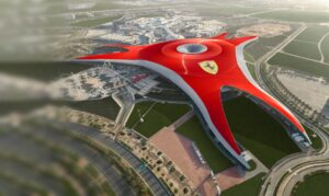 United Arab Emirates Ferrari World Abu Dhabi - top view