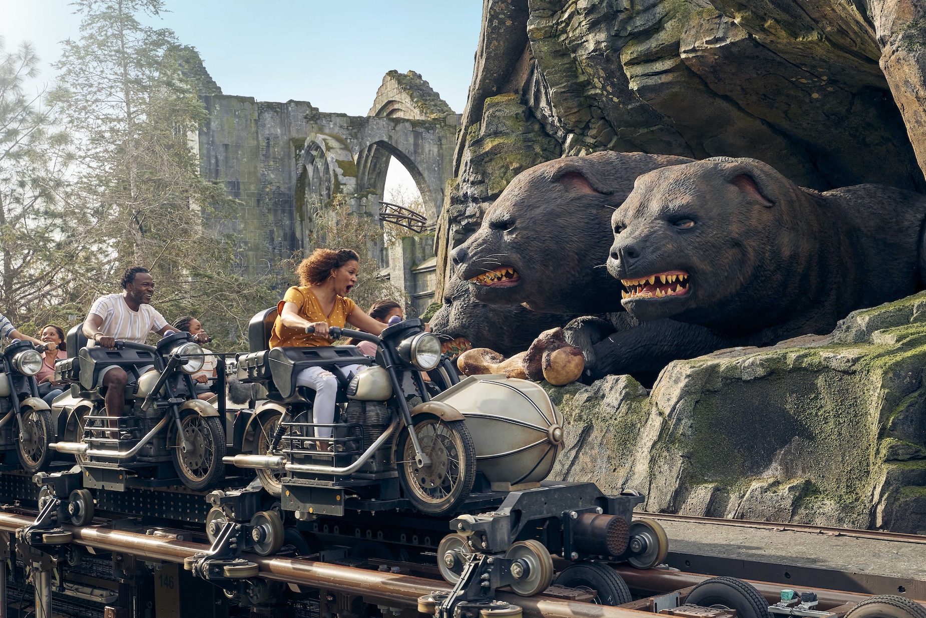 Hagrid's Magical Creatures Motorbike Adventure at The Wizarding World of Harry Potter, Universal Studios Florida Orlando visit