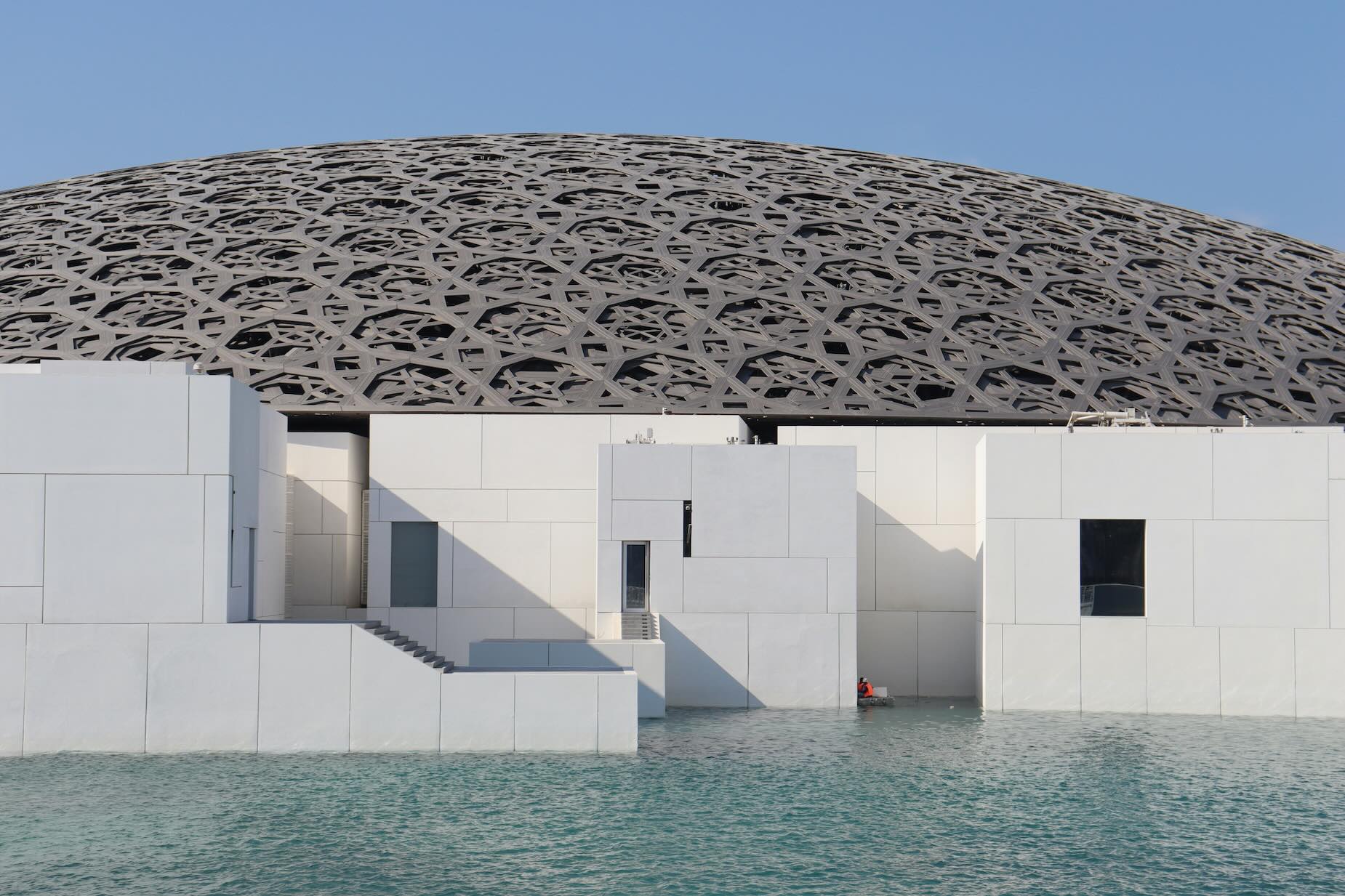 Abu Dhabi United Arab Emirates Louvre Exterior