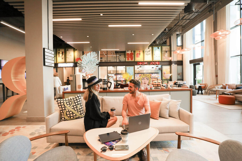 Dubai United Arab Emirates Rove Downtown Lobby