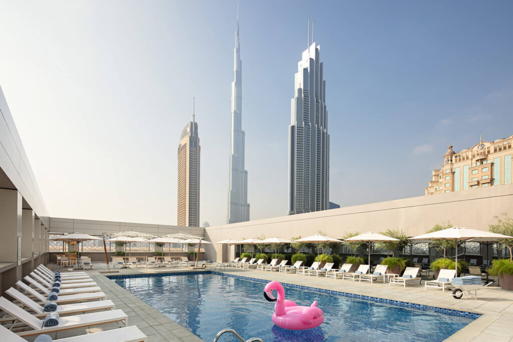 Dubai United Arab Emirates Rove Downtown Pool