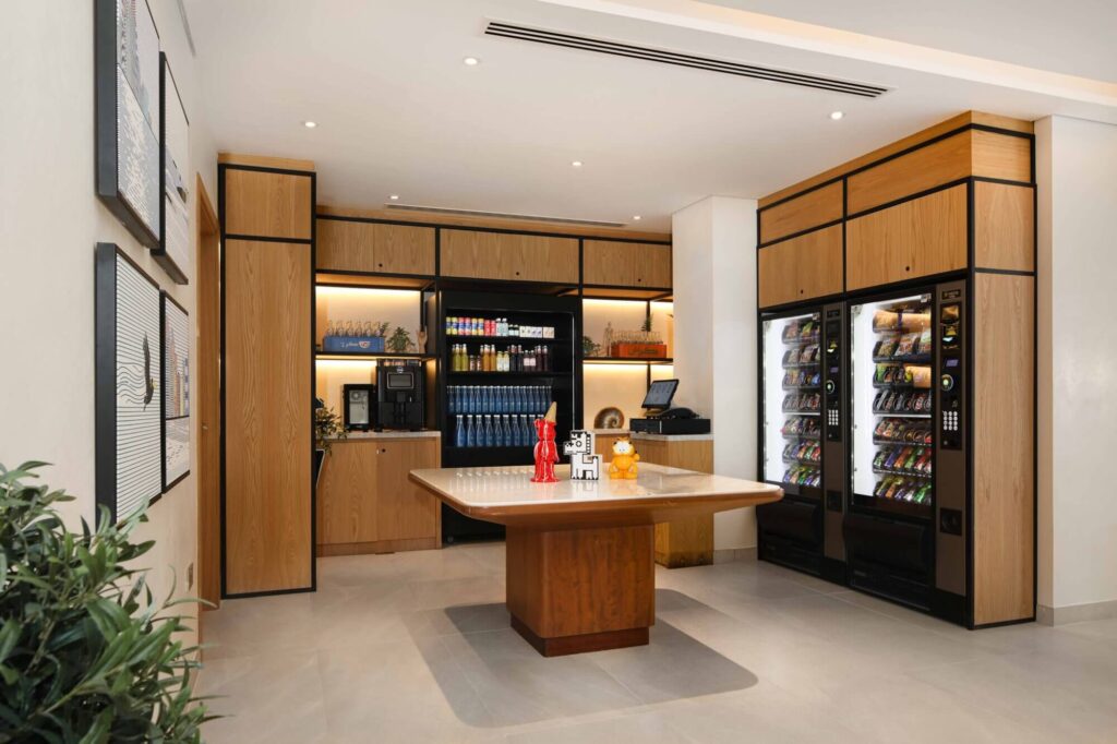 Rove JBR Dubai United Arab Emirates Snack area