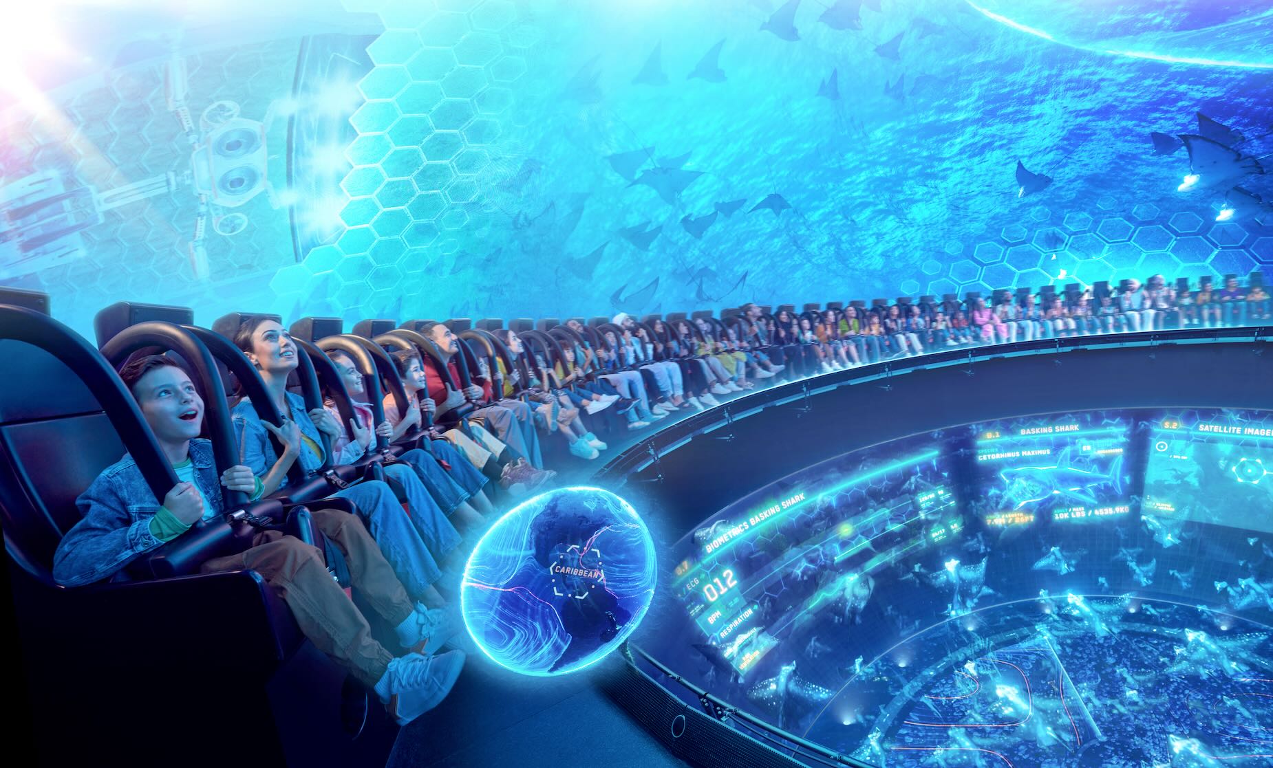 Sea World Yas Island, Abu Dhabi - hypersphere 360 immersive experience