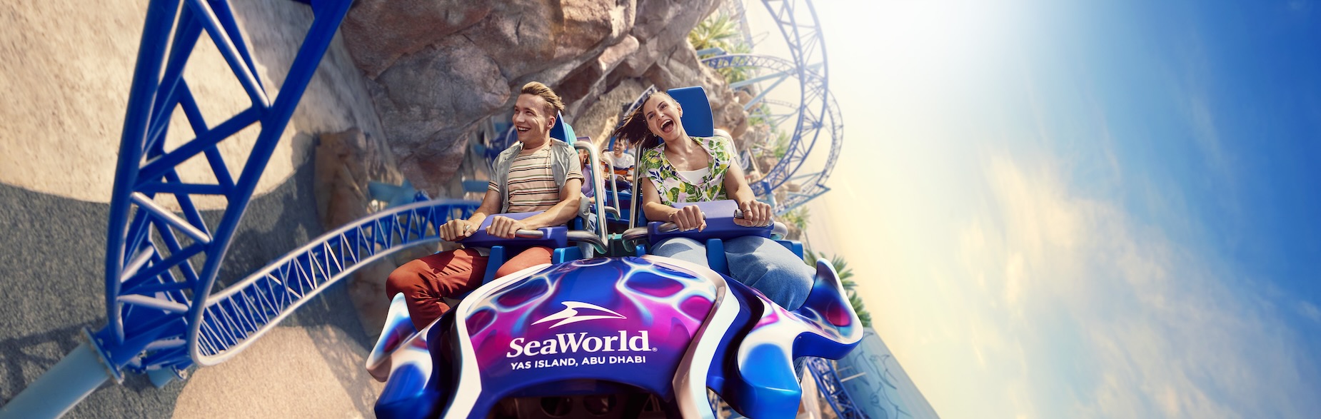 Sea World Yas Island, Abu Dhabi - Mta Coaster roller coaster