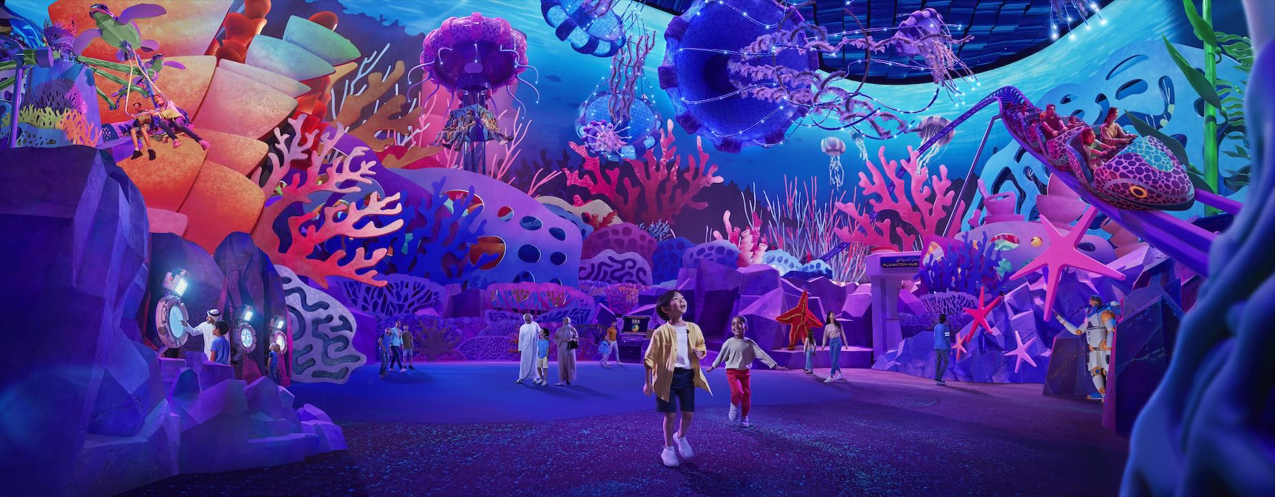 Sea World Yas Island, Abu Dhabi - Micro ocean underwater playground