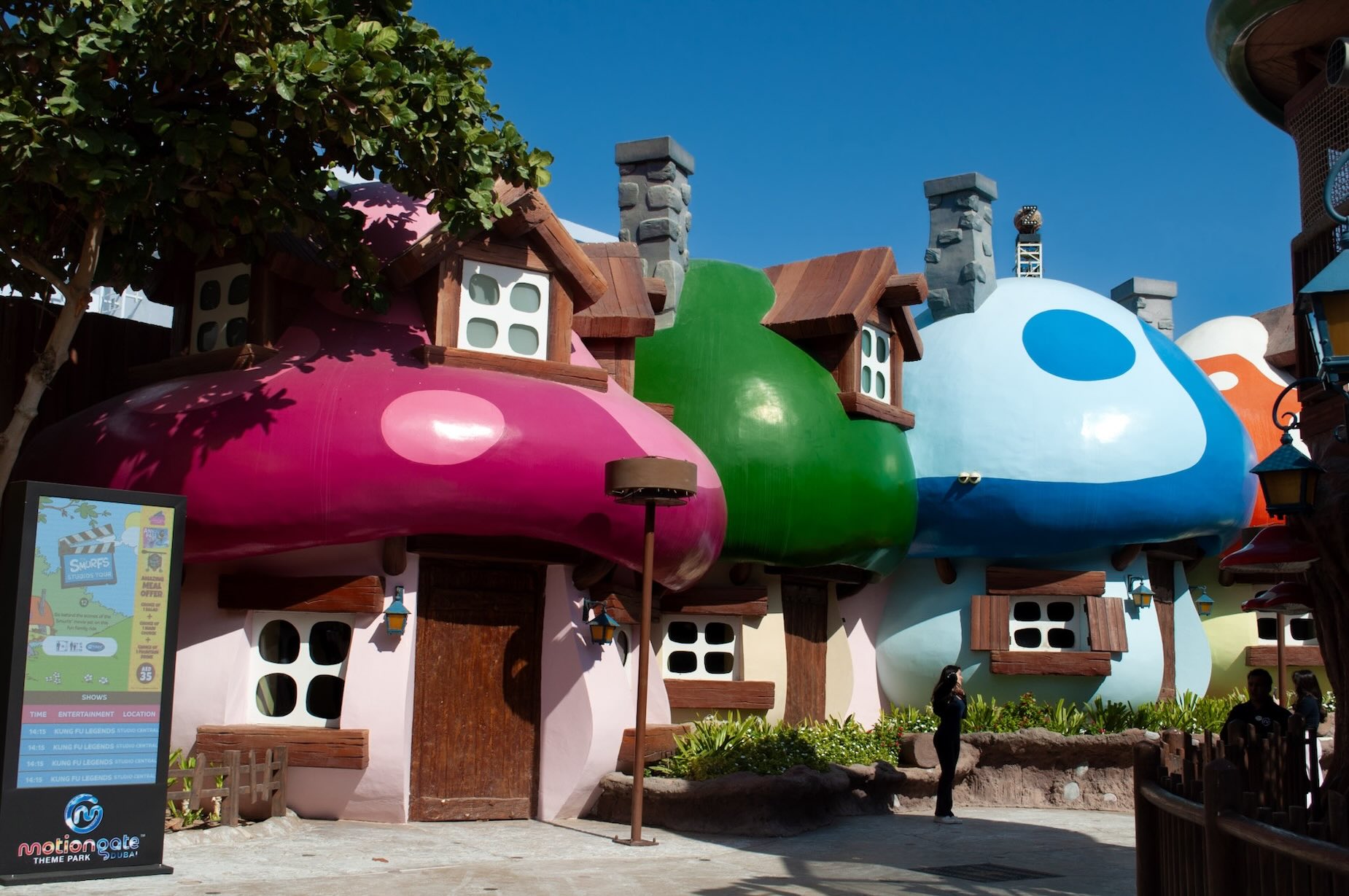 Smufen area Motiongate Dubai - Dubai Parks & Resort