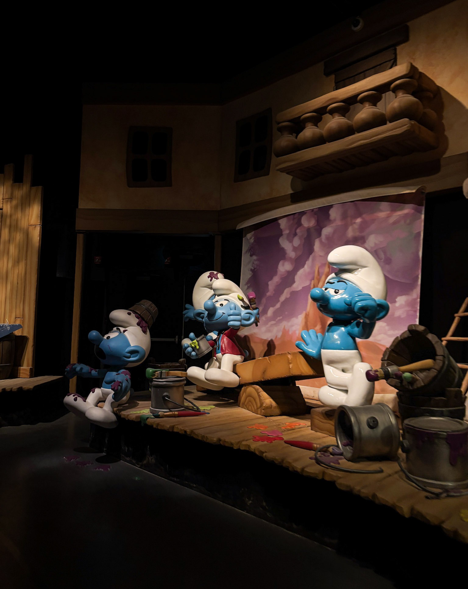 Smurfs attraction Motiongate Dubai - Dubai Parks & Resort