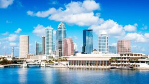 Tampa skyline, Florida, US