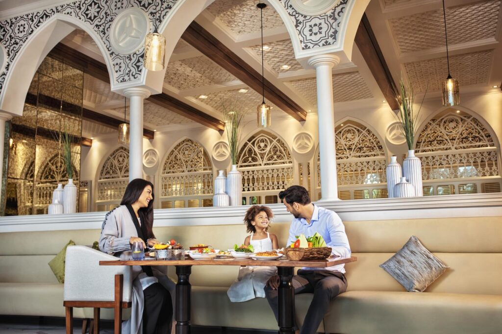 Atlantis the Palm Dubai United Arab Emirates Dinner Family