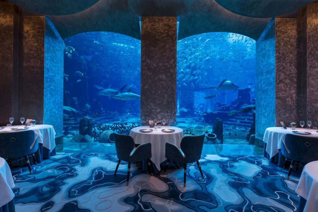 Atlantis the Palm Dubai United Arab Emirates Ossiano restaurant