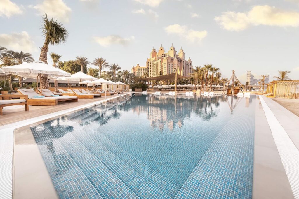 Atlantis the Palm Dubai United Arab Emirates White Beach Pool