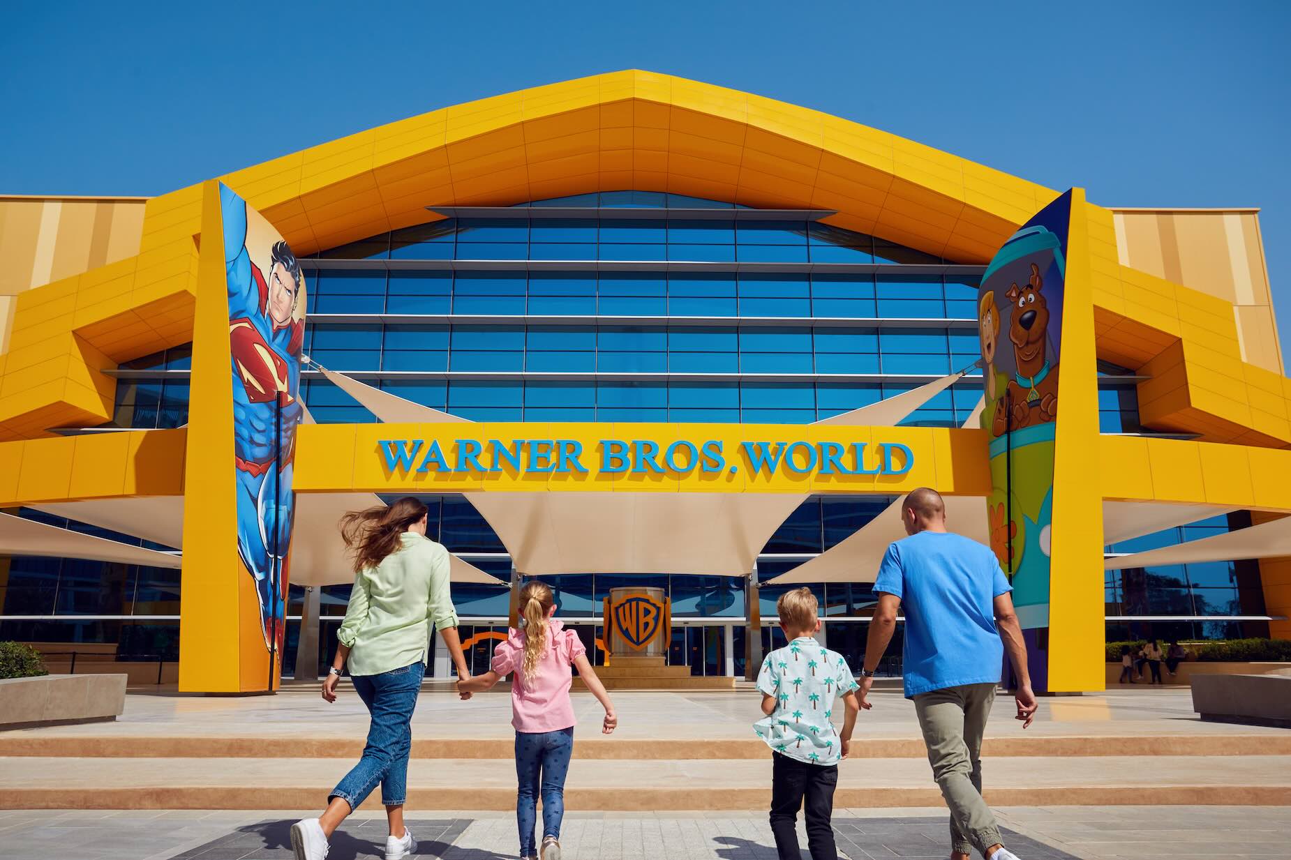Warner Bros World on Yas Island Abu Dhabi in Gulf states