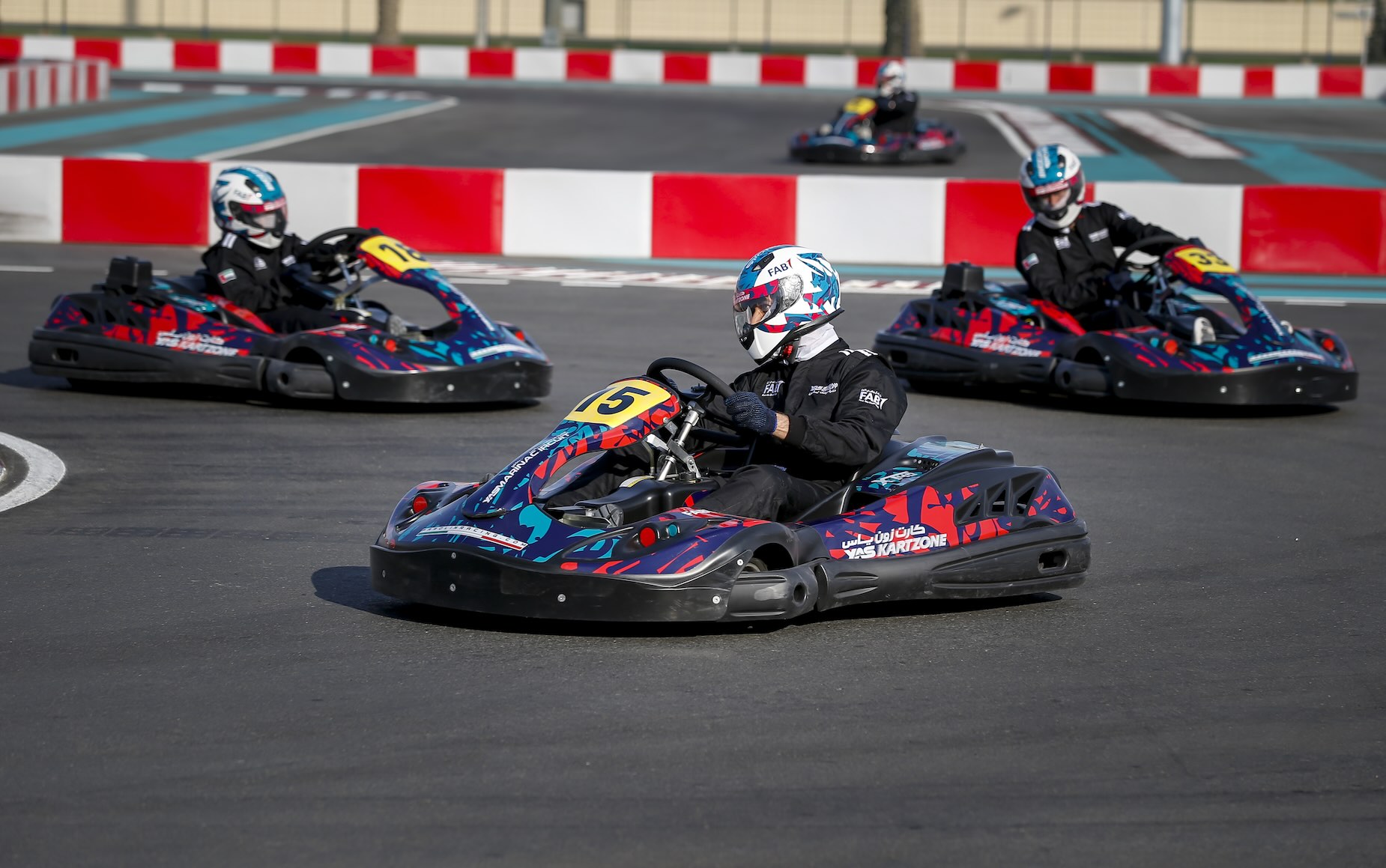 Karting at Yas Marina Circuit in Abu Dhabi