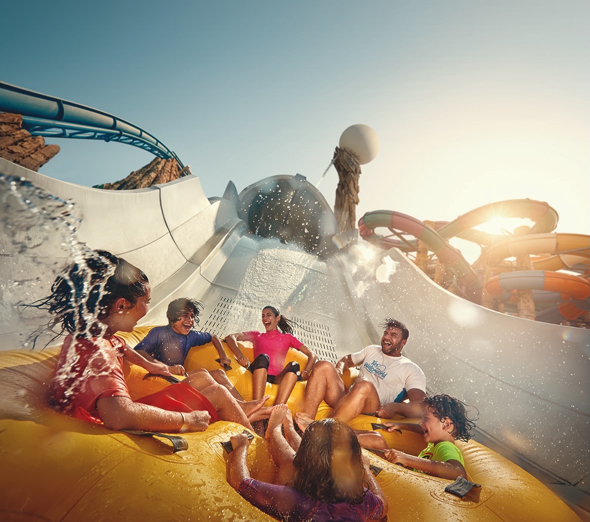 Yas Waterworld Abu Dhabi Falcons Falaj