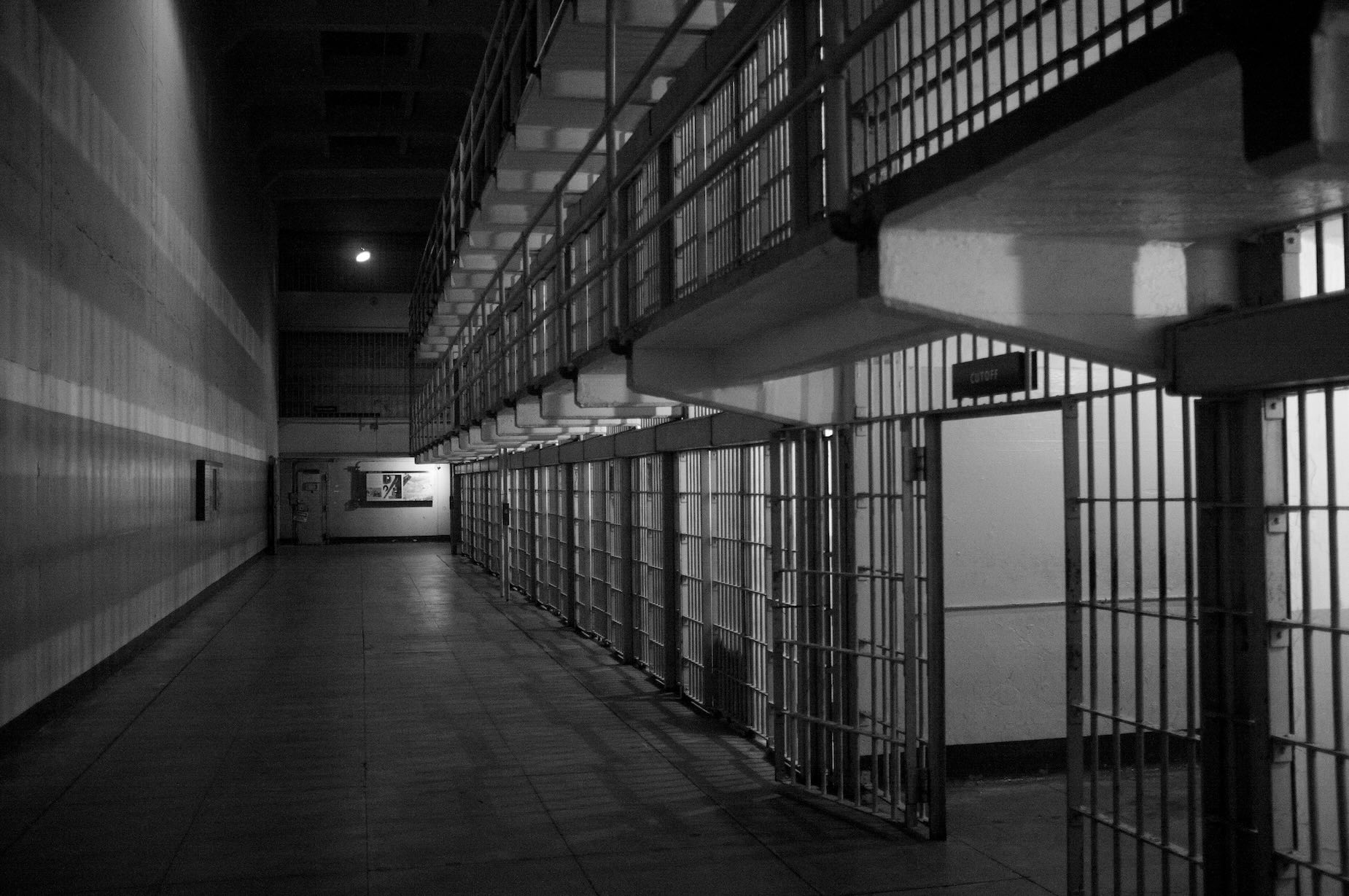 Alcatraz USA Inside Island San Francisco Prison