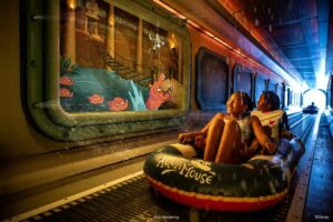 Disney Cruise Line - Disney Treasure AquaMouse slide