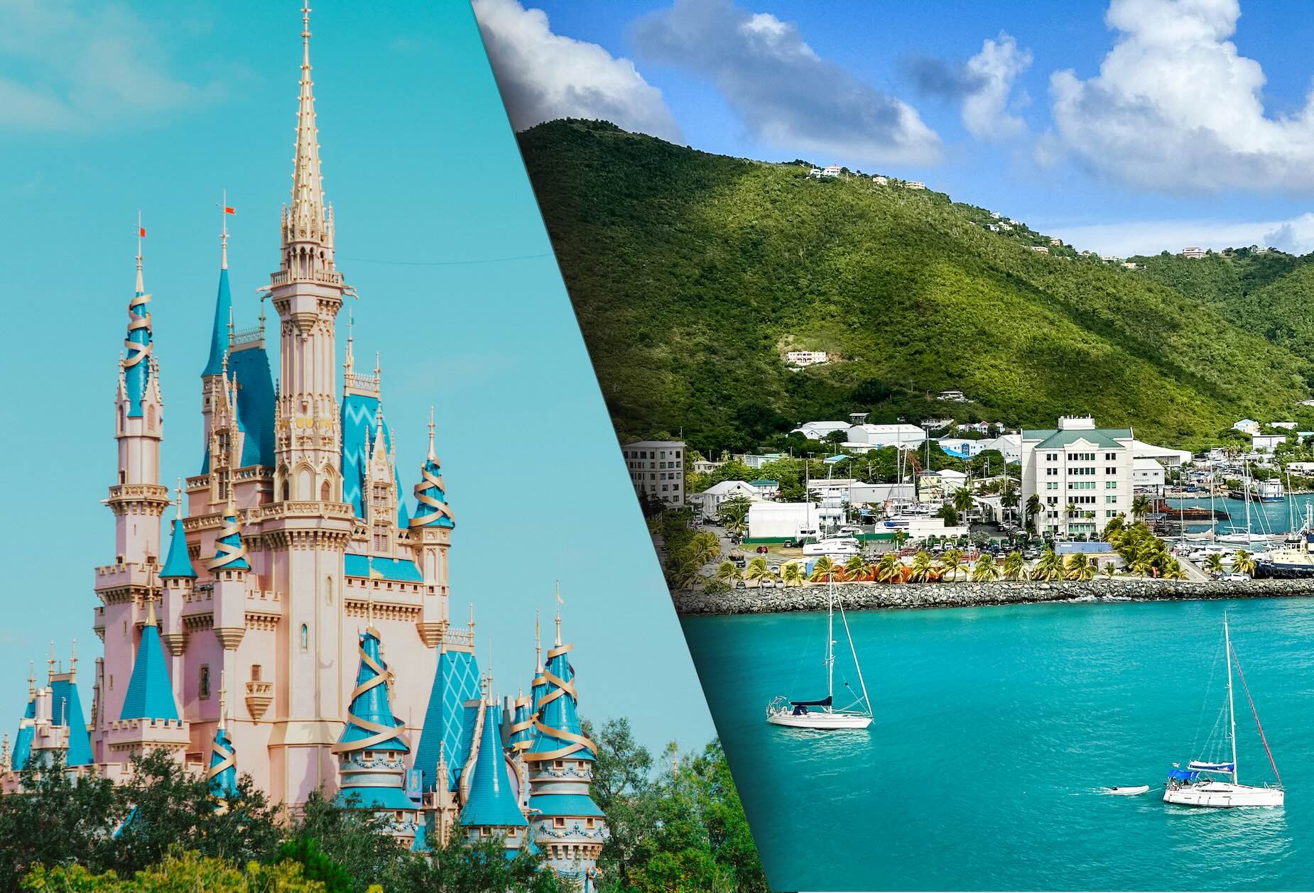 Walt Disney World Orlando en Disney Cruise Line Treasure Tortola Oostelijke Caribbean