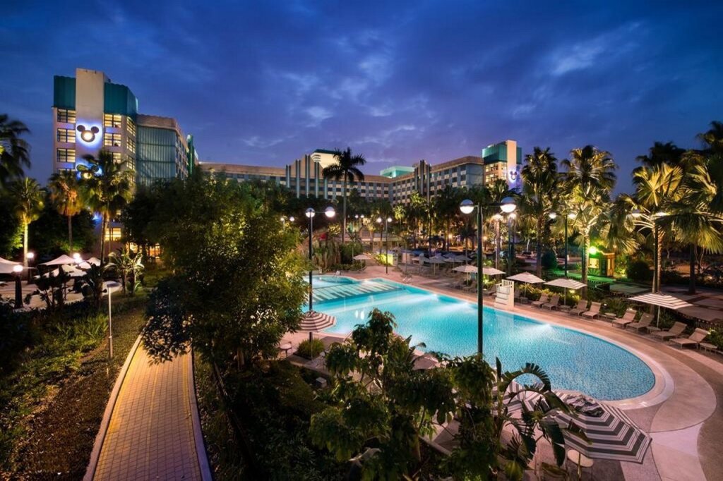 Disneyland Hong Kong Disneys Hollywood Hotel Exterior - Asia China