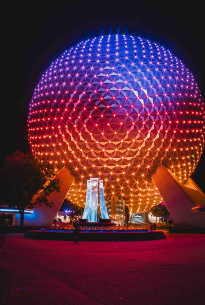Epcot by night
