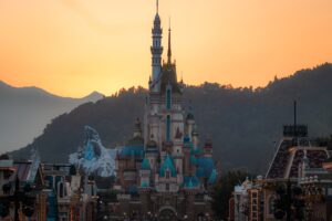 Disneyland Hongkong Azië China - Kasteel