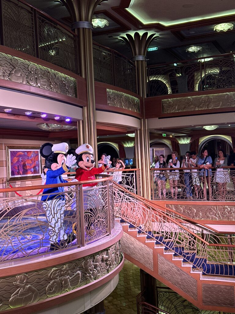 Minnie and Mickey at the Disney Dream